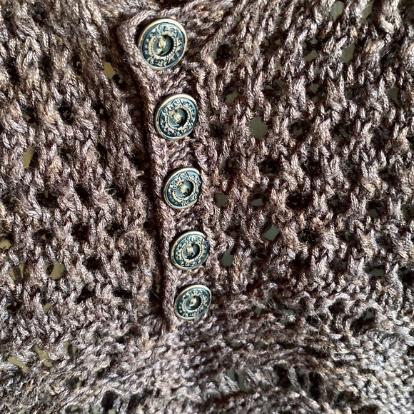 Free People NWT Boho Summer Breeze Open Knit Linen Blend  Scoop Neck Camisole M - Picture 7 of 14